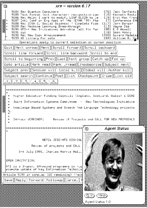 Fig. 3. The UNA user interface.