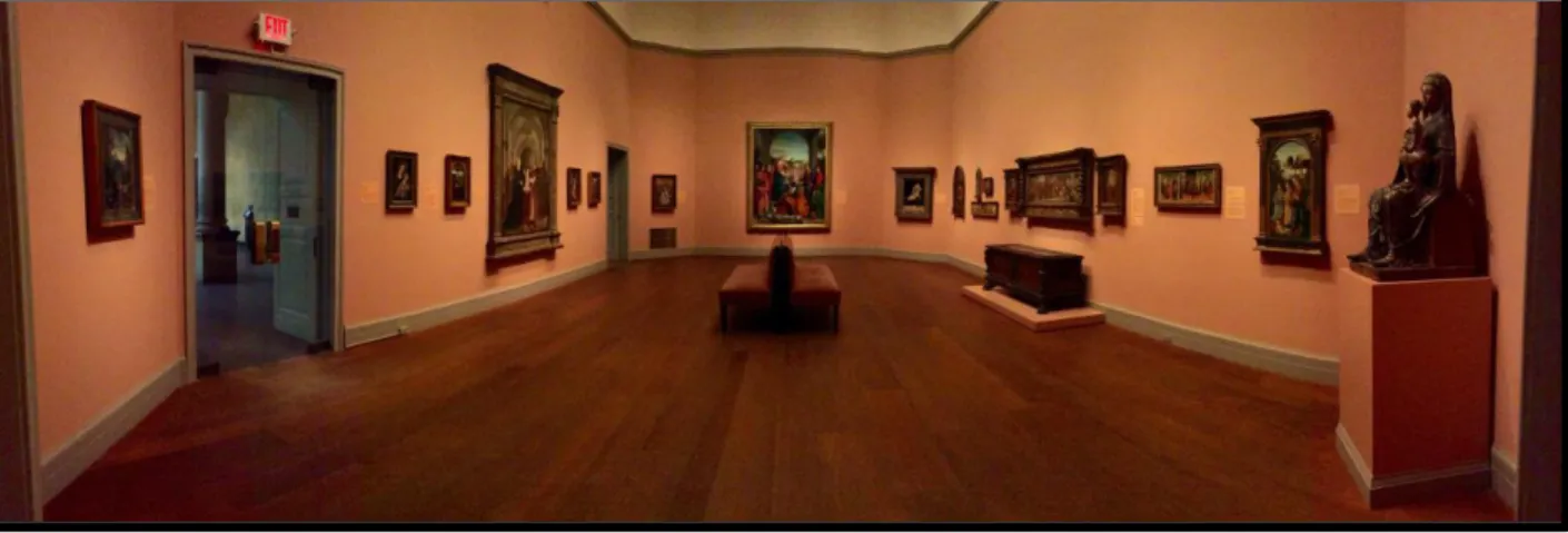 Figure 1: Panorama of the Traditional Gallery 