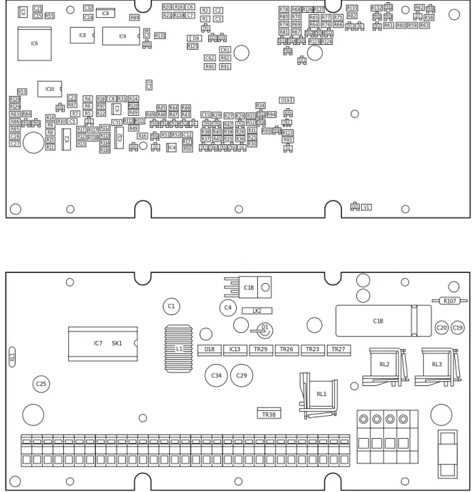 Figure 12 PCB Layout, Type 300 24V (Q069)