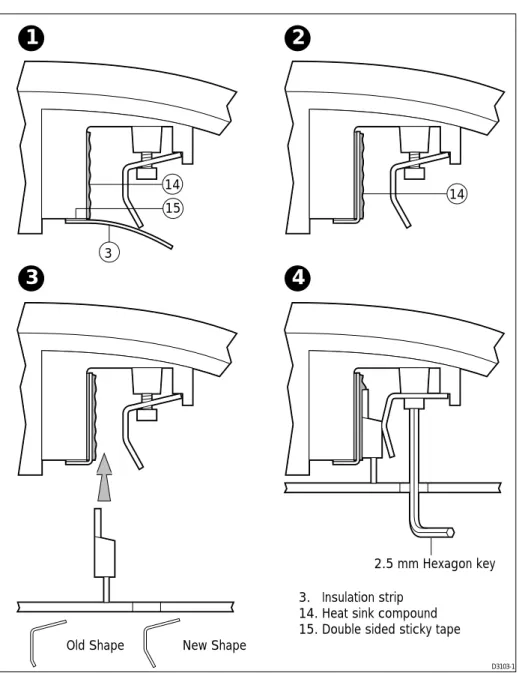 Figure 2 Location  Comb Assembly Detail