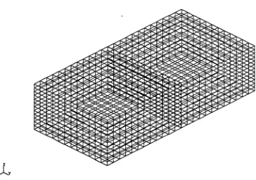 Figure 8.6. Model of the transmission rooms