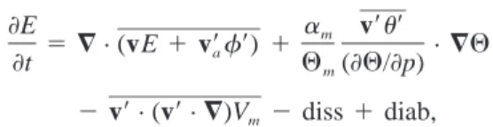 Figure 9a shows the distribution of vertically aver- aver-aged transient eddy energy [eddy kinetic energy (EKE) plus EAPE], while the distribution of EKE is shown in Fig