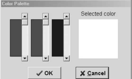 Figure 3-A Color Palette Window