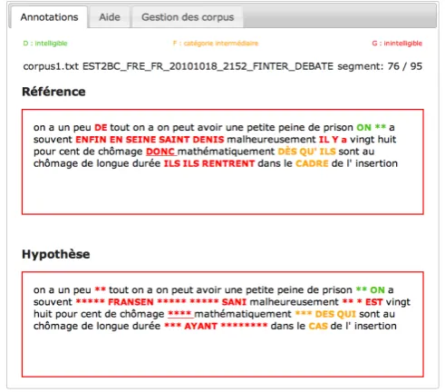 Table 1 shows a few statistics describing error regions ineach corpus.