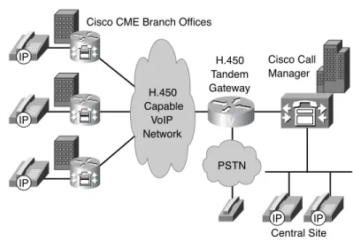 Figure 5-3 H.450 Tandem Gateway