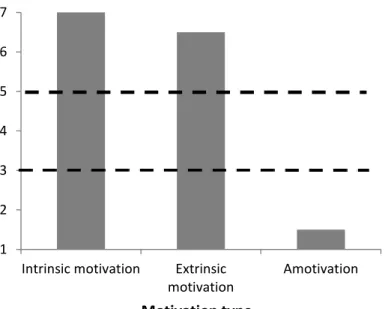 Figure 3.6.1 Justifying an Ideal Motivational Profile. 