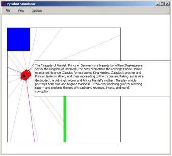 Figure 6: Changing to a fourth topic: Shakespeare’s play Hamlet.