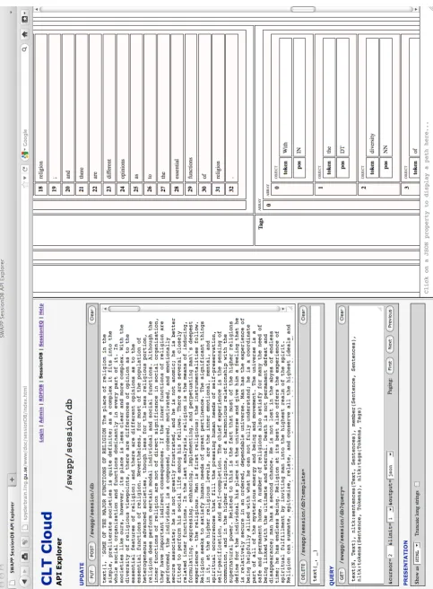 Figure 3: The CLT Cloud API Explorer.