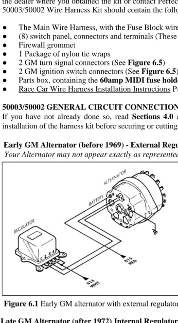 Figure 6.1 Early GM alternator with external regulator. 