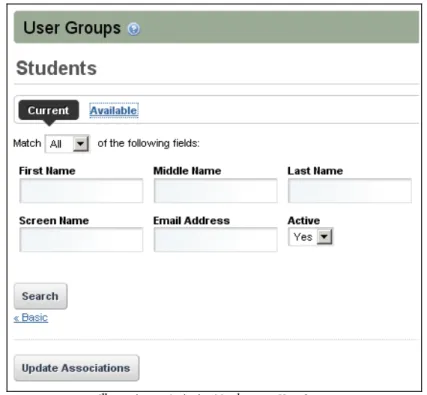 Illustration 22: Assigning Members to a User Group