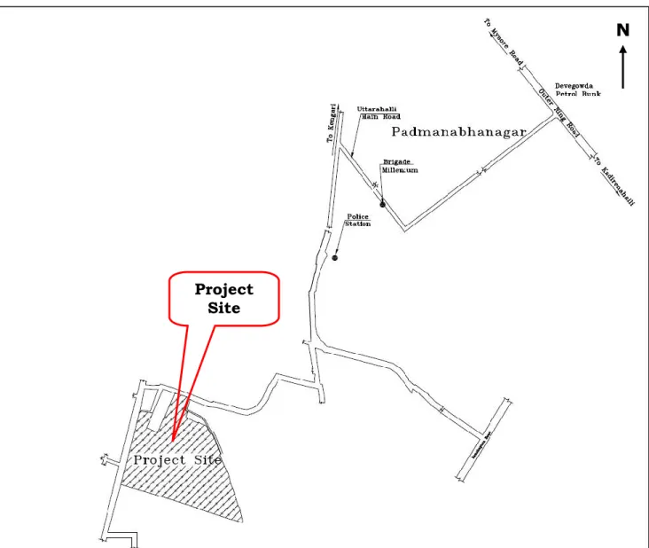 FIG 2.1: LOCATION OF THE PROPOSED PROJECT SITE 