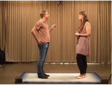 Figure 3: A snapshot from a triadic MOVIN interaction 