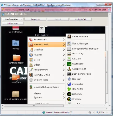 Figure 6: Metrepeter Shell Session on a virtual network 