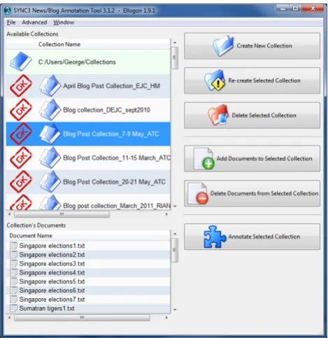 Figure 1: The architecture of the SYNC3 annotation tool.