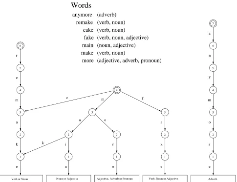 Figure 1: A set of words represented by a MTMDD