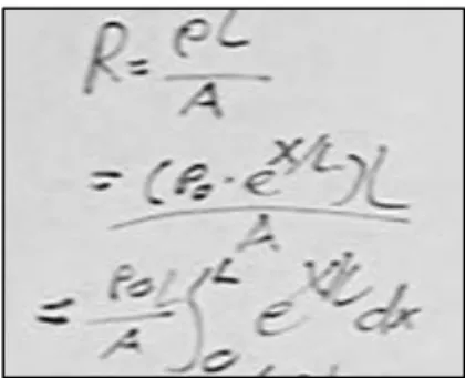 Figure 6.2 Equation set up by Phil