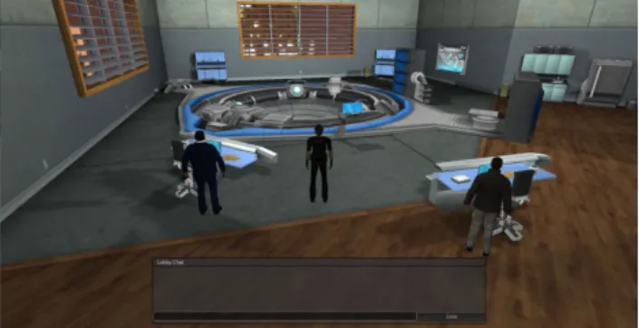Figure 3: A Scene Loaded in the Virtual Lab