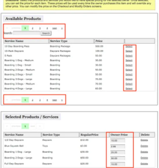 Figure 6 - Owner Pricing 