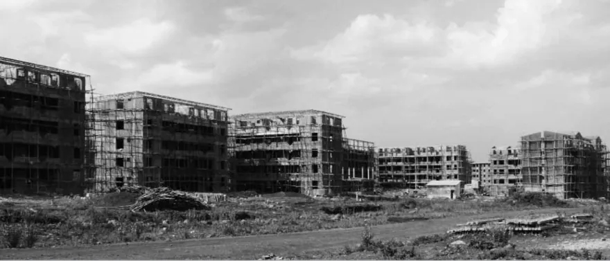 Figure	15:	Bole	summit,	the	last	condominium	site	to	be	built	on	the	periphery	of	the	city.	addis	ababa.	© un-HaBitat
