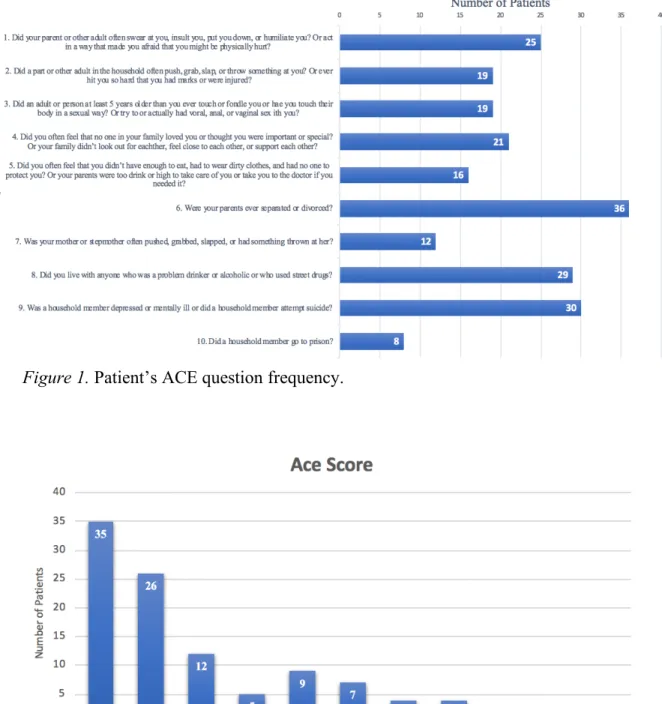 Figure 2. Patient ACE scores.  