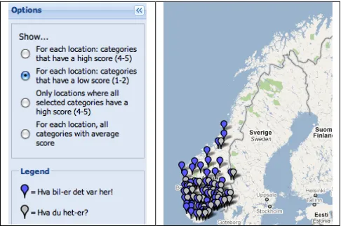 Figure 8: Positive informant judgments show wide geographical distribution of the non-standard V3 question type
