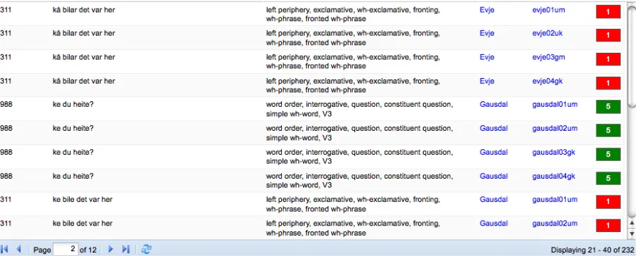 Figure 10 : Search result for two sentences.  