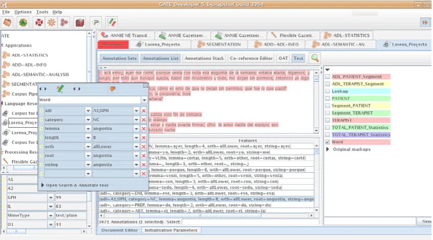 Figure 1: Word Analysis using the Dictionary