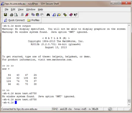Figure 2.6.: Check the results.