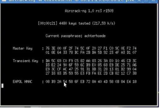 Figure 7  Example of WPA/WPA2-PSK  dictionary attack with Aircrack-ng,  taken from  http://security-online.