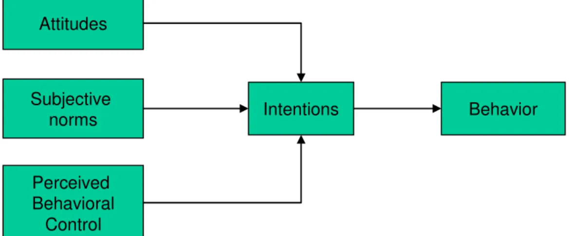 Figure 1. Theory of Planned Behavior 