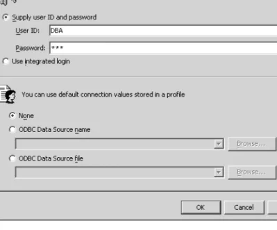 Figure 2-1: dbisql Connect dialog box