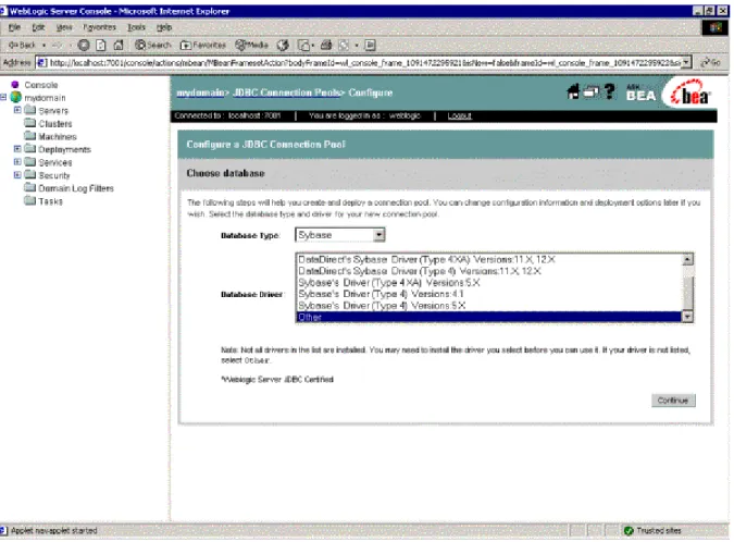 Figure 4.2: Choose database