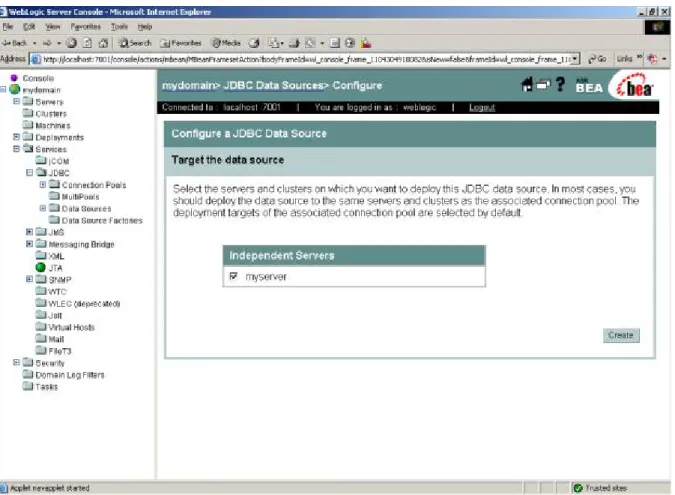 Figure 4.7: Target the data source