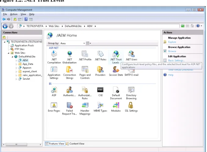 Figure 1.2: .NET Trust Levels