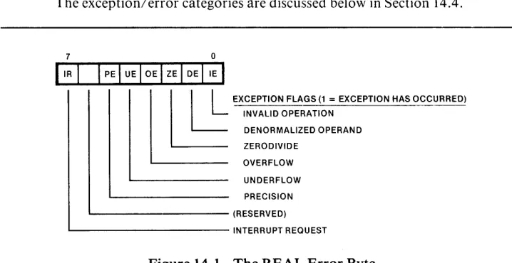 Figure 14-1. The REAL Error Byte 