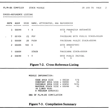 Figure 7-2. Cross-Reference Listing 