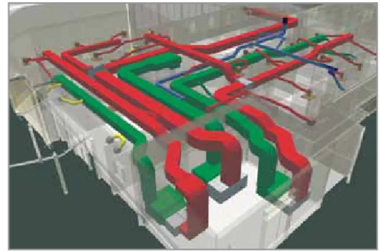 Figure 3.7 Joint Contact Centre thermal analysis model