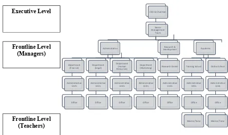 Figure 1: Organizational Structure Chart of Startup Ventures 