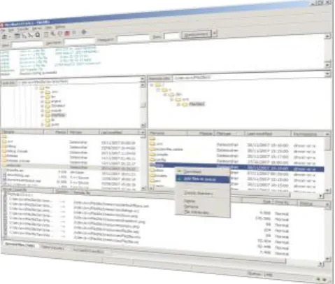 Figure 2.7:The FileZilla login page 