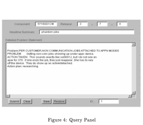 Figure 4: Query Panel