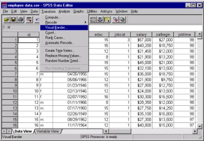 Figure 1-1 Transform menu