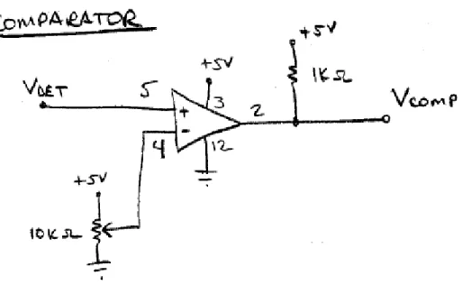 Figure 9.  Schematic of comparator. 