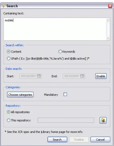 Figure 1: simple repository view. 