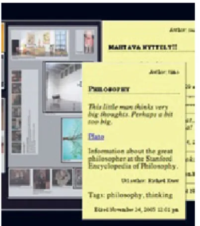 Fig. 9: Conversational Map: Comment writ- writ-ten by a visitor to the Young Biennale: Small  Heaven