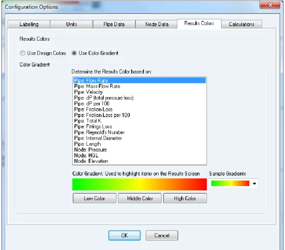 Figure 29  Configuration Options - Results Colors tab 