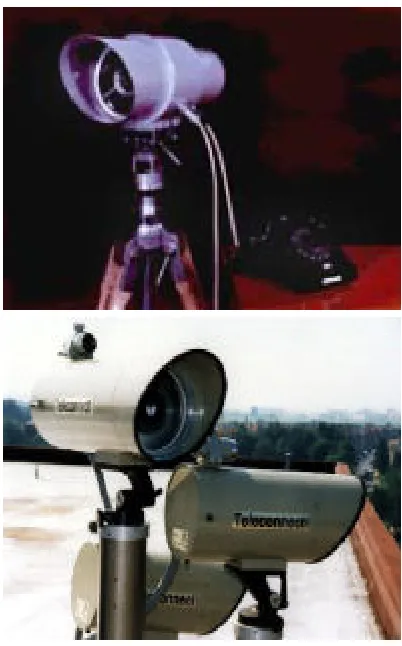 Figure 2.2: FSO transceiver device, old and new design  