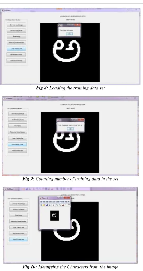 Fig 8: Loading the training data set 