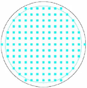 Figure 1. Left: Layout of active 200 µm cores of fibers (filled circles) in a single VIRUS IFU head