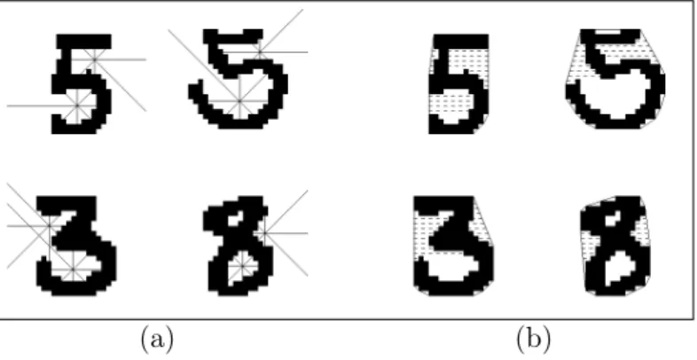 Figure 4: conc1 (a) and conc2 (b) feature extraction
