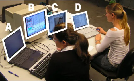 Figure 2: View of the user’s work environment.